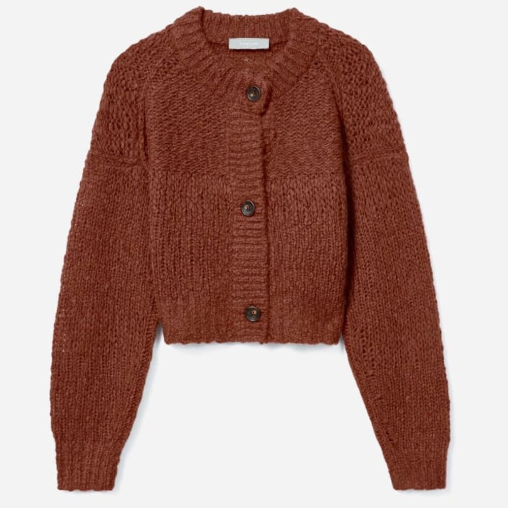Everlane Lofty Knit Cardigan M